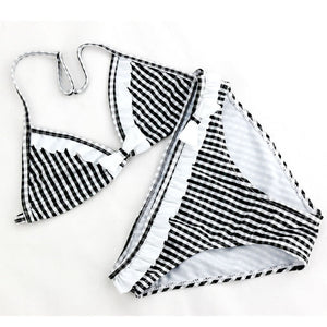 Cute Plaid Swimsuit  New Summer Children Split Two-piece